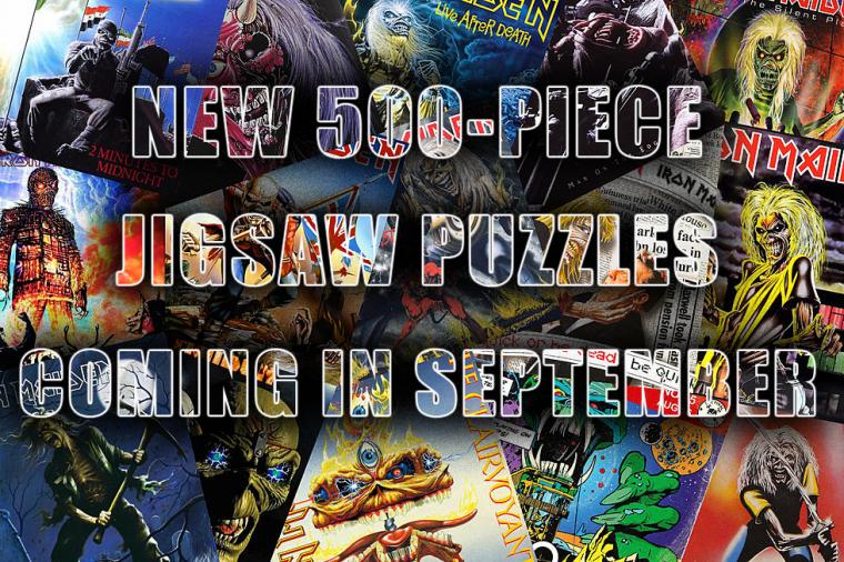 IRON MAIDEN - NEW 500-PIECE JIGSAW PUZZLES COMING IN SEPTEMBER