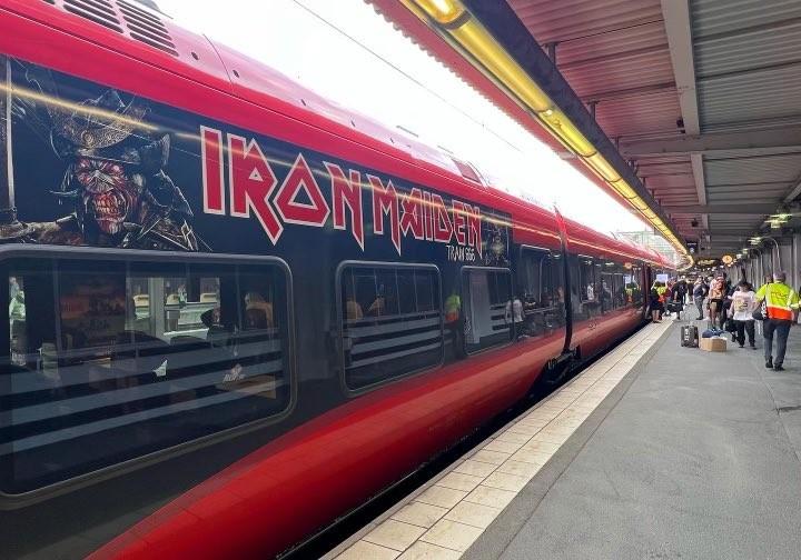IRON MAIDEN - WATCH NEW VIDEO FOOTAGE OF "TRAIN 666" IN ACTION